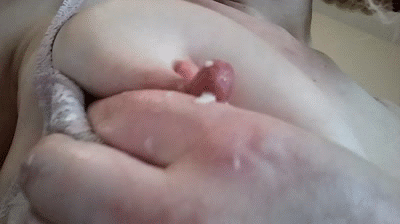 Squeezing Lactating Tits - Milky Nipples Tits And Lace Bra Close Up Squeezing - Violawinter